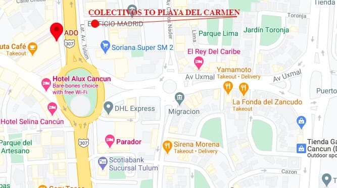 How to get from Cancun to Playa del Carmen
