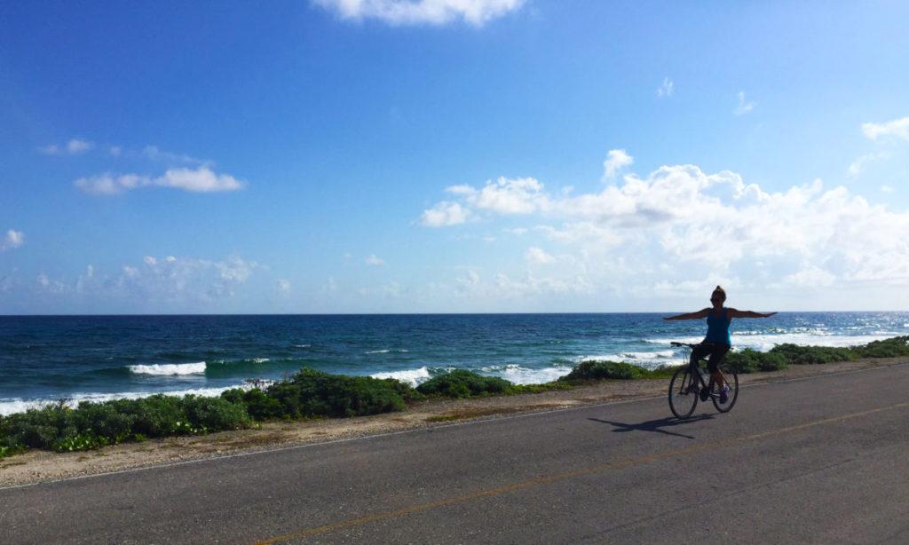 biking in cozumel