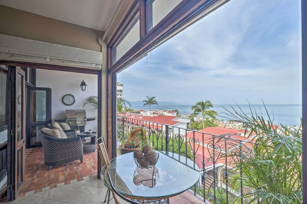 luxury apartment balcony