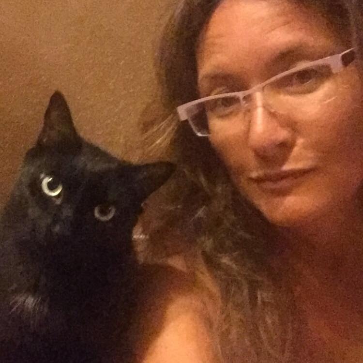 my picture with cat