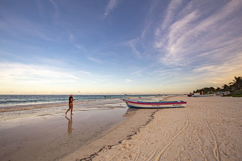 TULUM BEACH - how to get from Cancun to Tulum