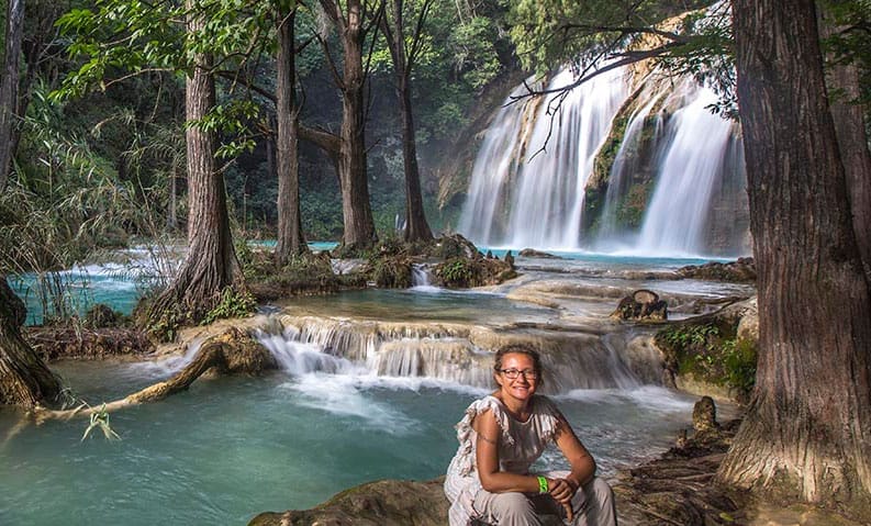 my picture at el chiflon waterfall