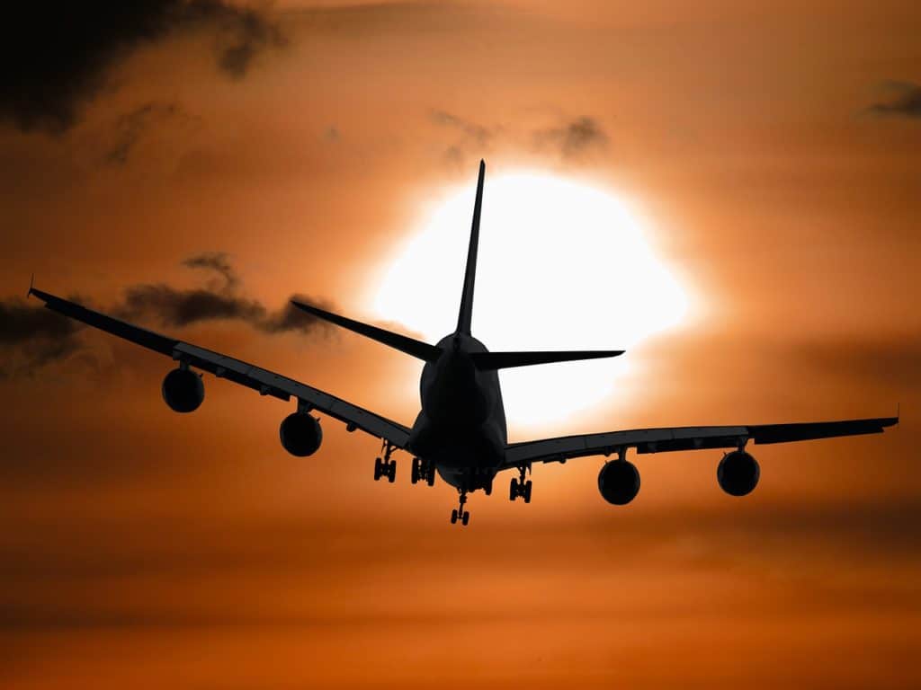 aircraft, vacations, sun