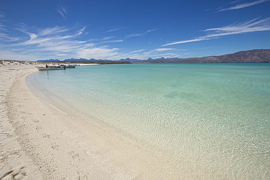 pristine beach in coronado island