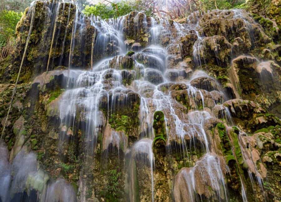 waterfall close up