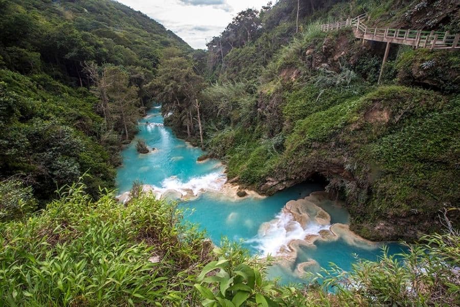 EL Chiflon Waterfall Chiapas