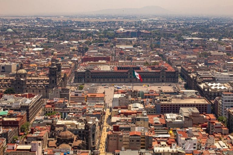 Zocalo - main square in Mexico city.