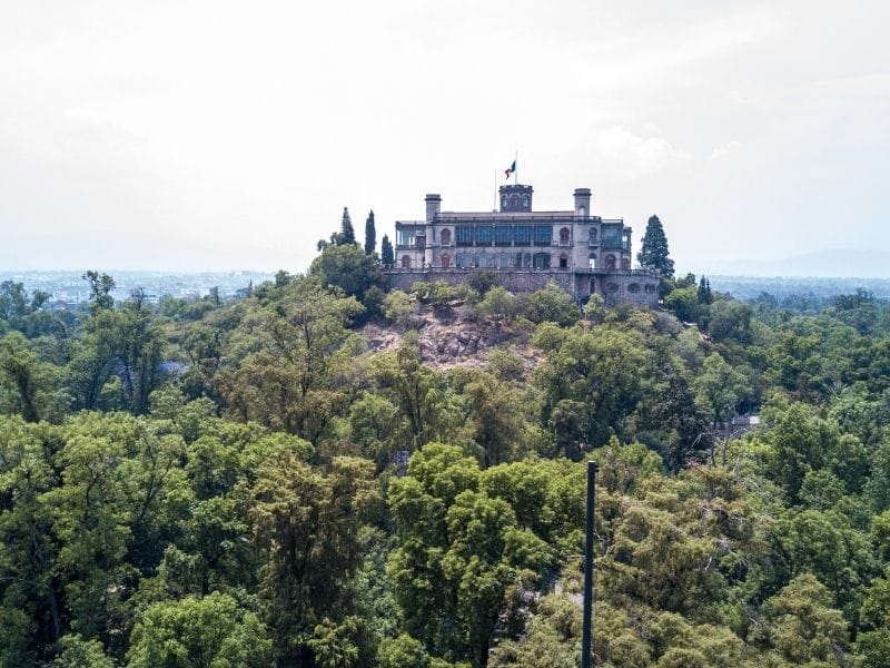 Chapultepec castle overview