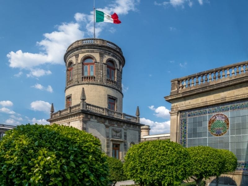 Chapultepec castle tower