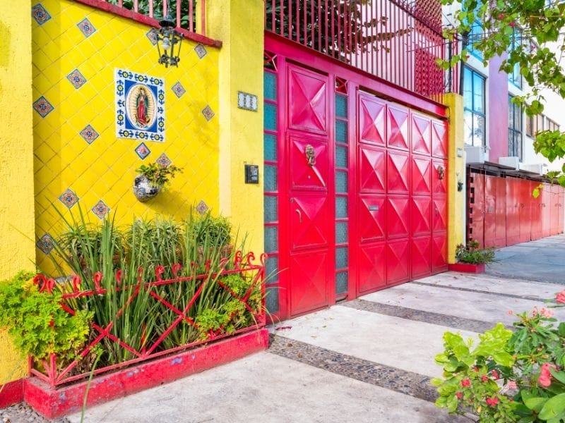 colorful home external walls