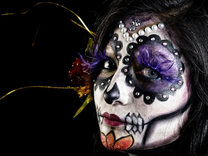 day of the dead celebration make up