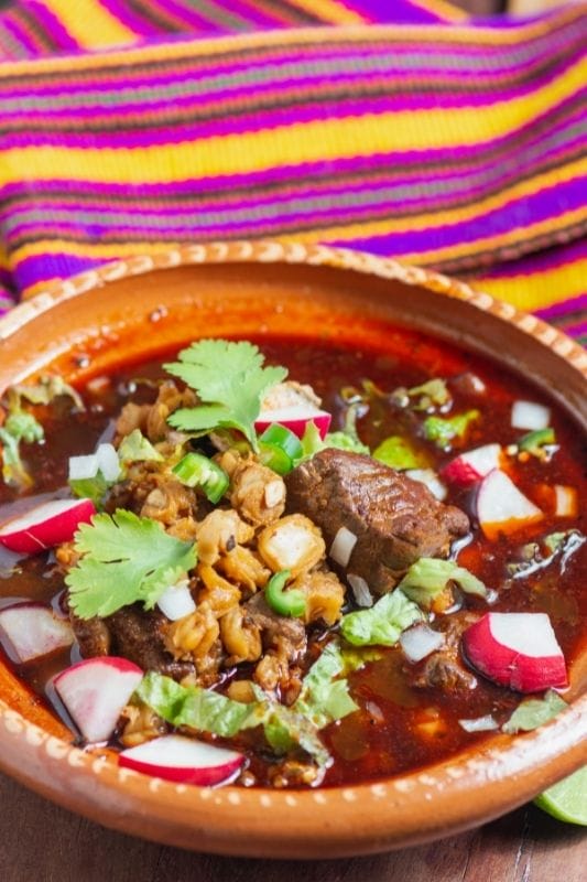 Pozole dish