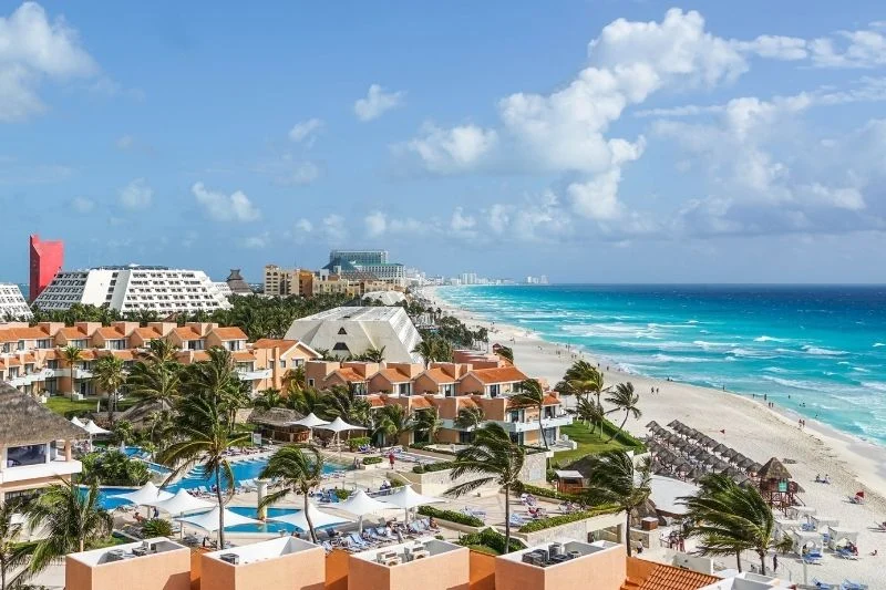 Cancun beach hotel