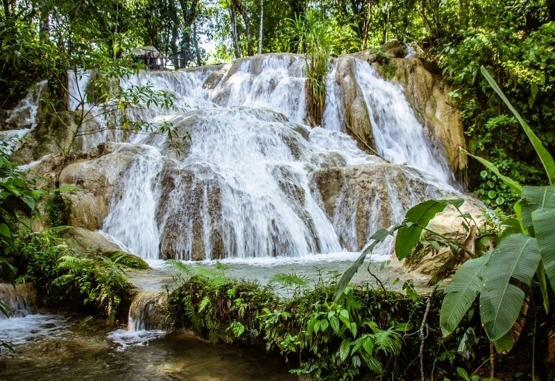 Agua Azul chiapas main waterfalls