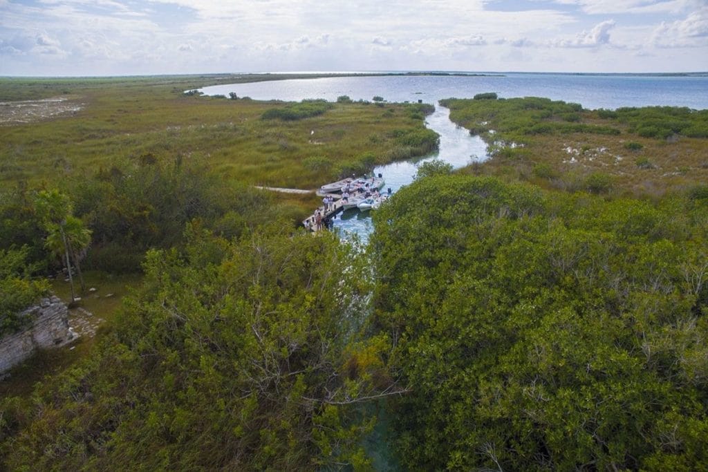 Siaan Ka'an aerial view