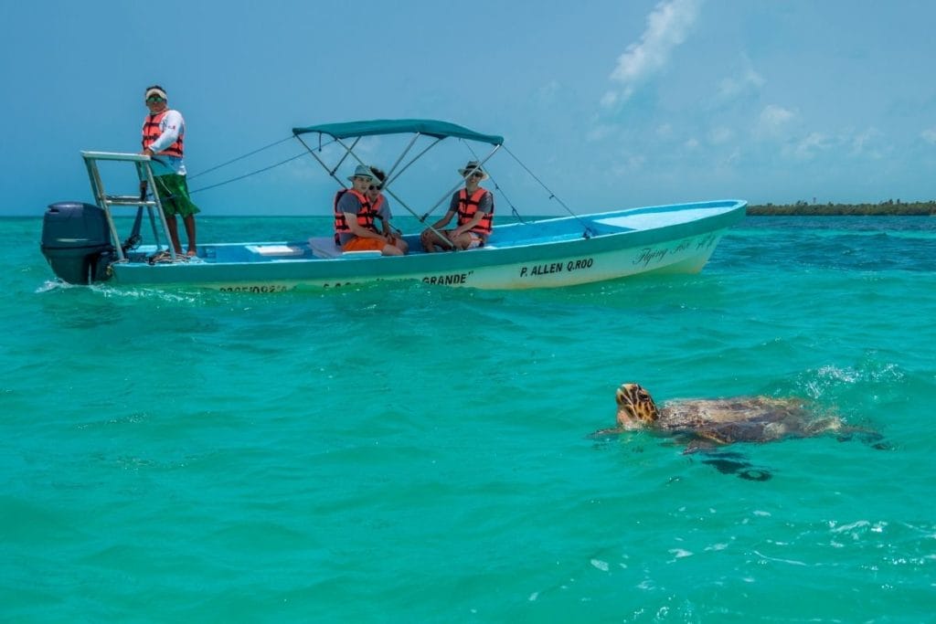 Siaan Ka'an boat tour