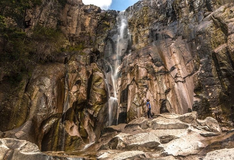 Cusarare waterfall in the Copper Canyon