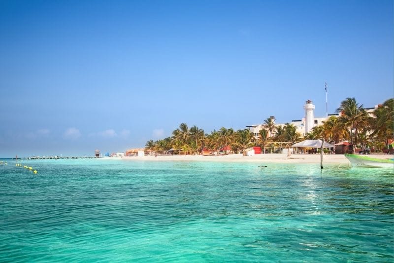 Isla Mujeres beach view