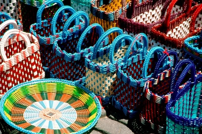 Oaxaca handmade woven baskets