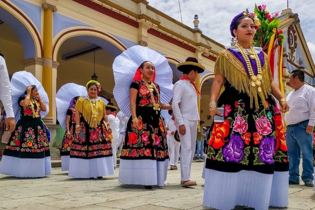 Dancers in Oaxaca.