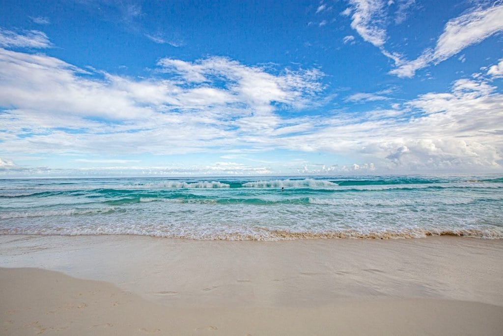 Cancun beach playa chaak mol