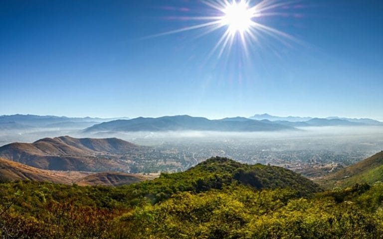 View of Oaxaca from MonteAlban
