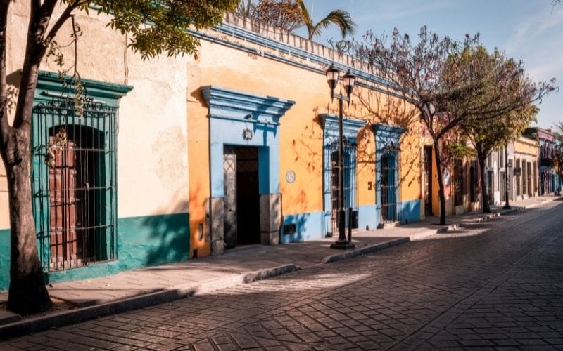 Oaxaca colorful street