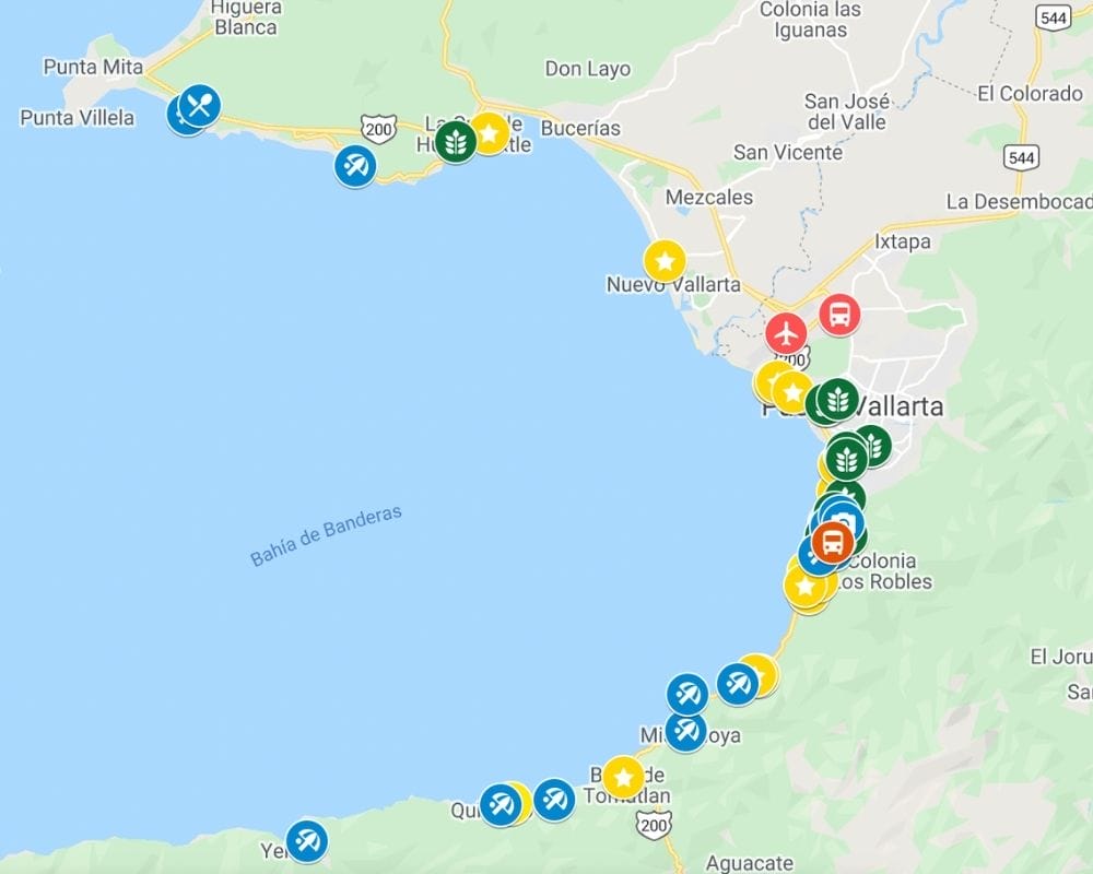 Puerto Vallarta Map