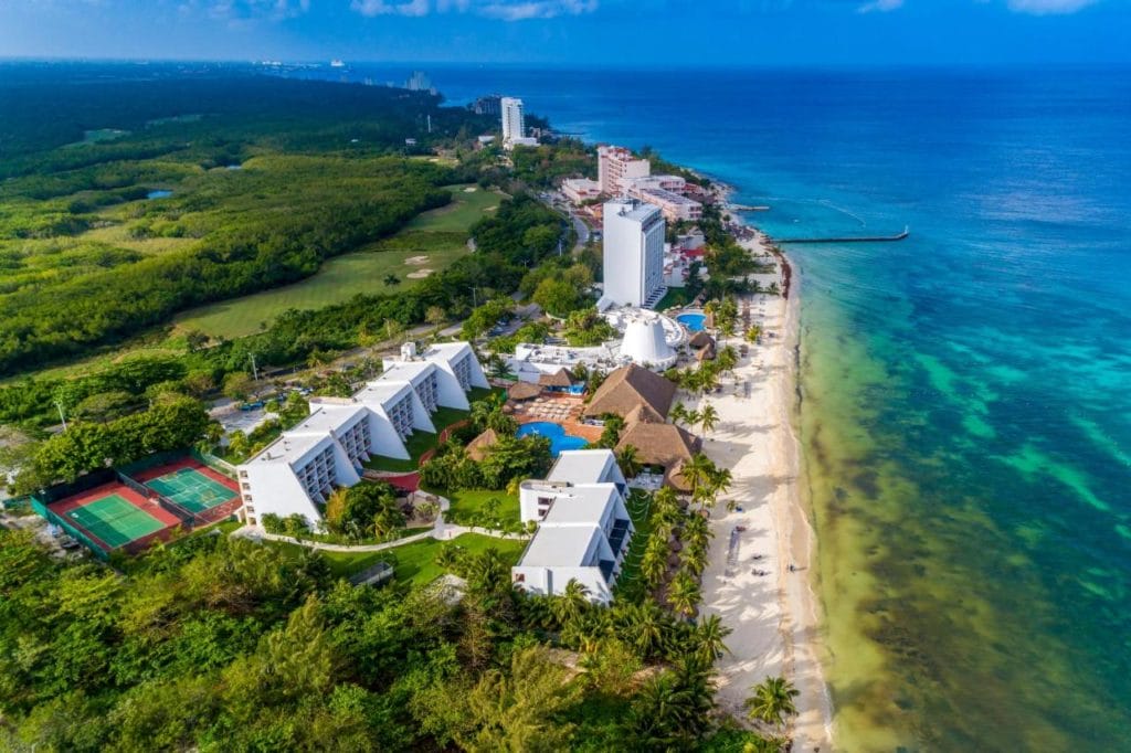 Melia Cozumel coastline 