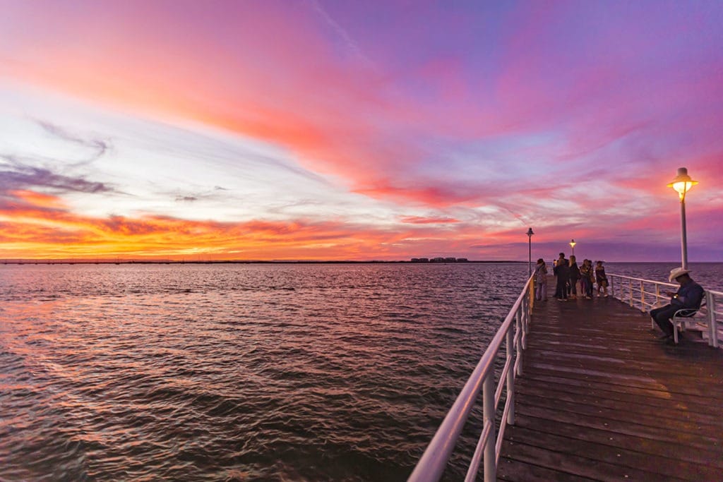 Sunset from the Pier on the Malecon 