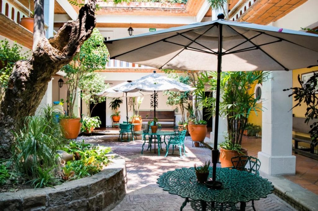 Parador del DOminico courtyard