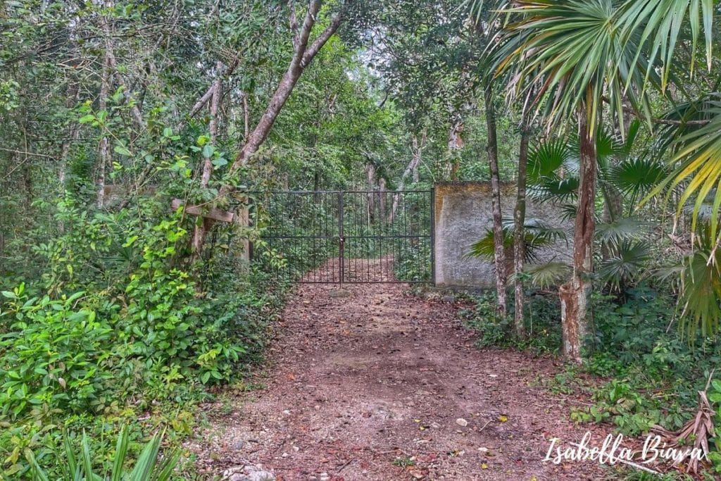 Cenote Isla Alamos  gate