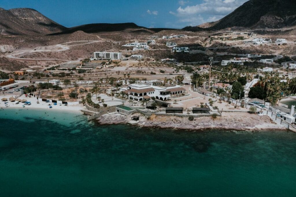 Orchid House La Paz Hotel Aerial View