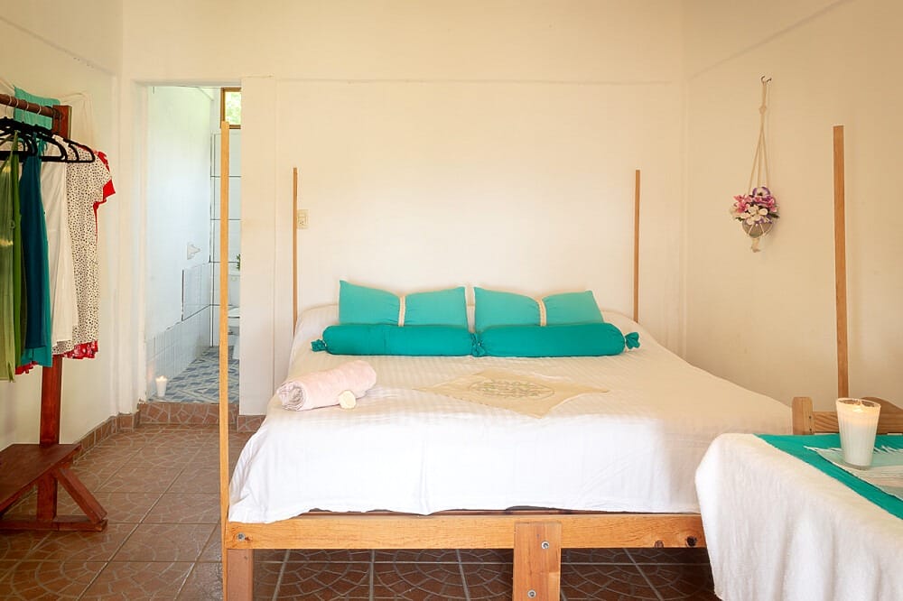 yoga retreat room