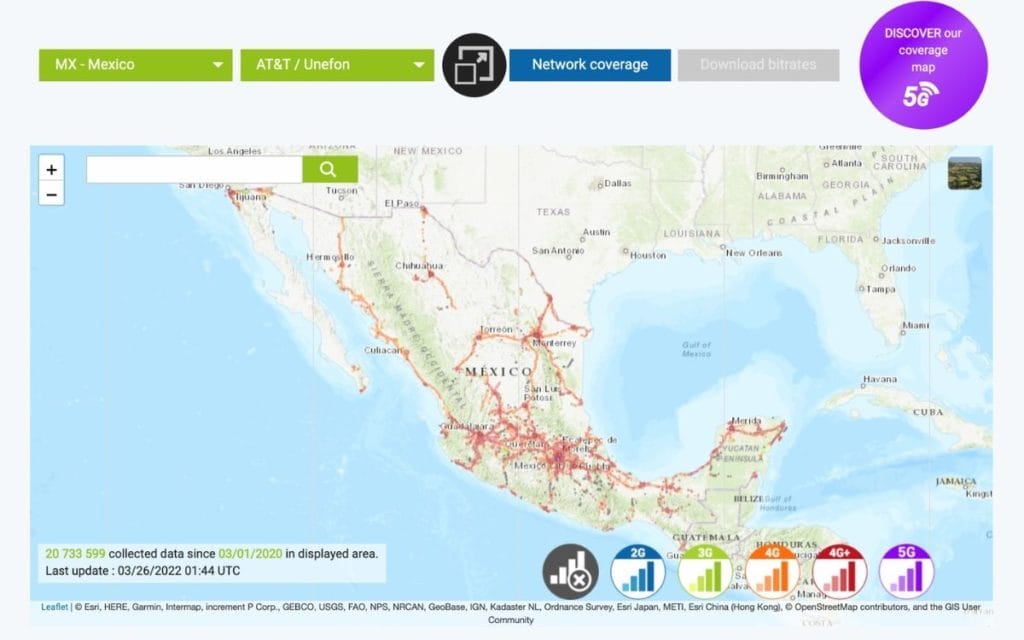 ATT Coverage Map