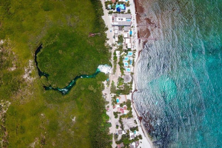 Casa Cenote Aerial view