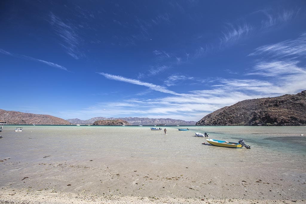 Baja california beach town
