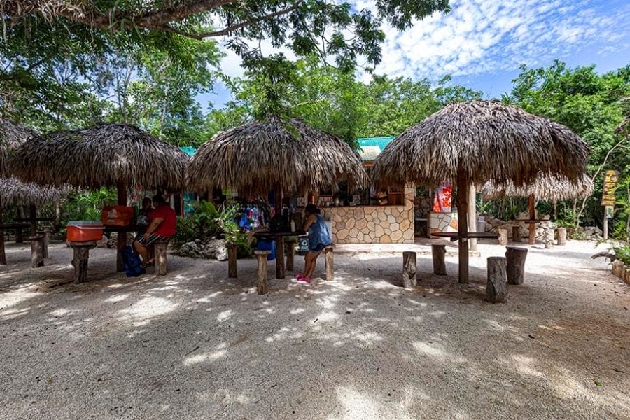Cenote azul bar and terrace