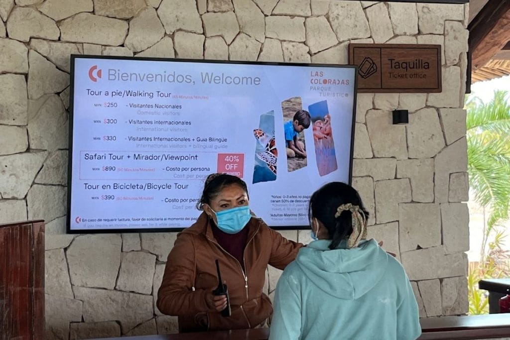 Las coloradas ticket offices