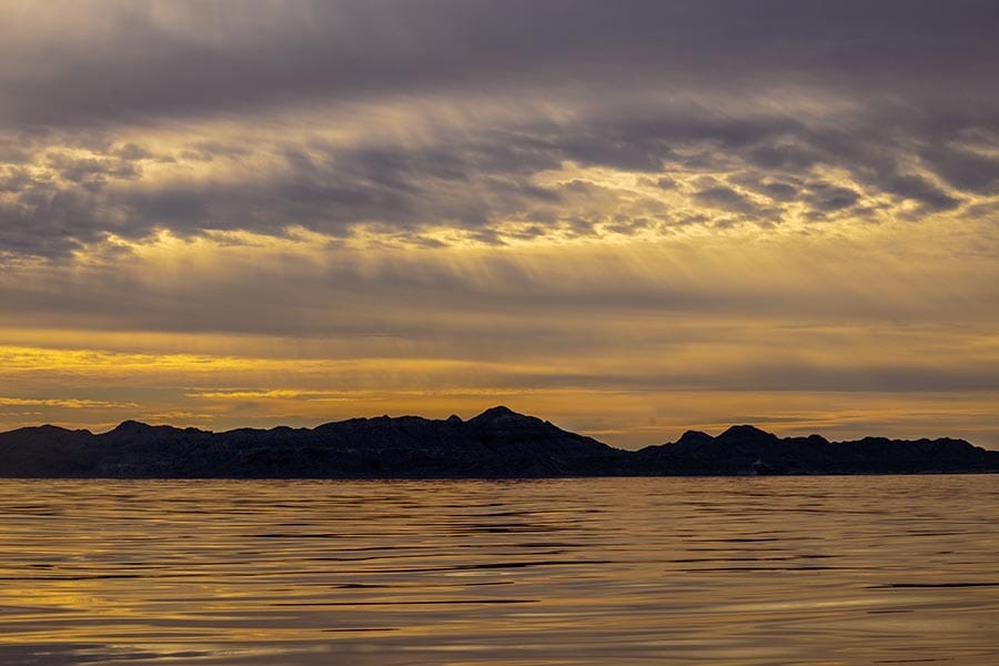 Loreto Mexico at sunrise