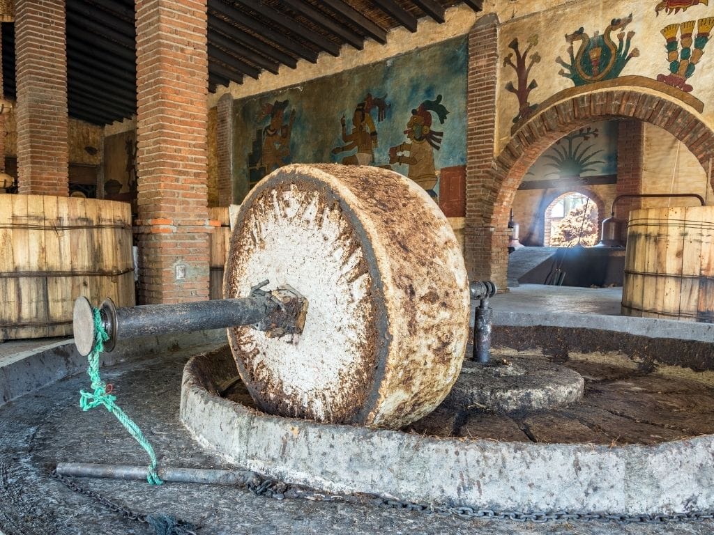 grinding wheel for mezcal making