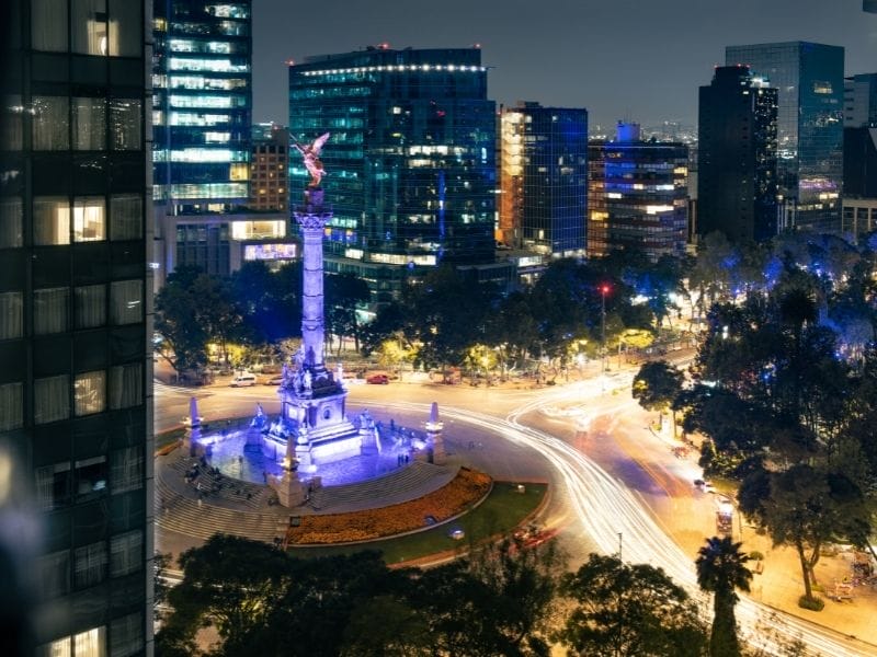 Mexico city skyline at night - Things to Do in Mexico City at Night