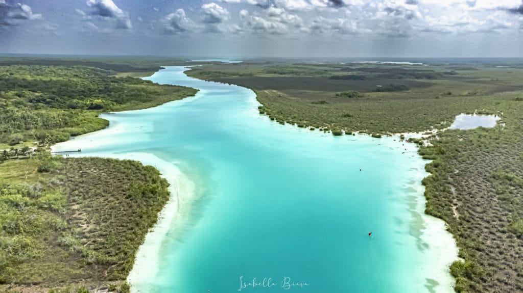 BACALAR VIEW WITH THE DRONE - MEXICO TRAVEL GUIDE
