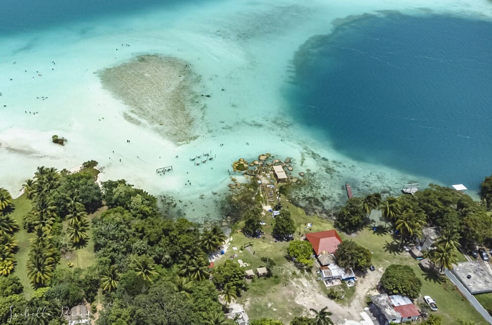Balneario cocalitos Drone view