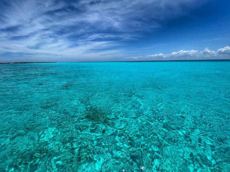 Cozumel blue pristine water 