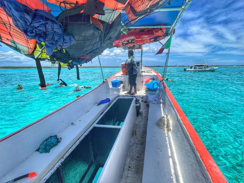 Cozumel Snorkeling tour boat 