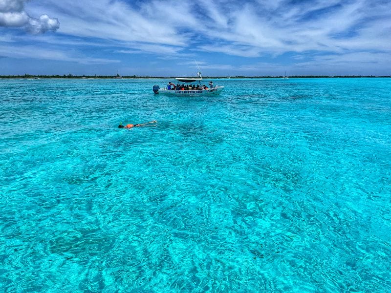 Cozumel water boat