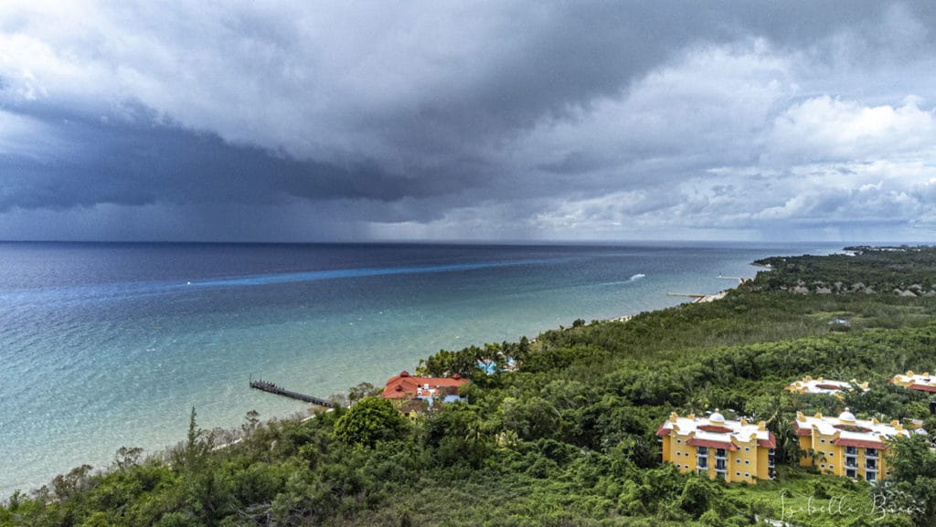 Cozumel drone view