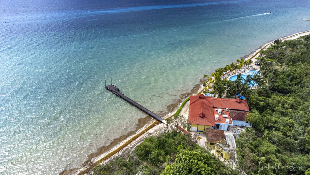 Cozumel aerial view
