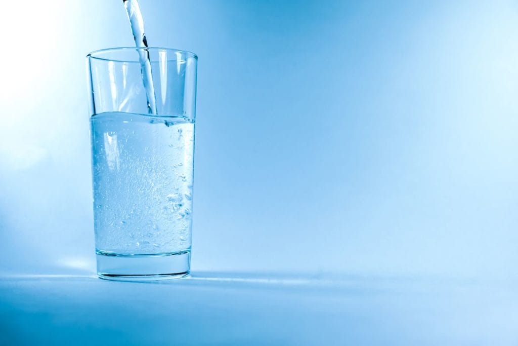 Glass of water